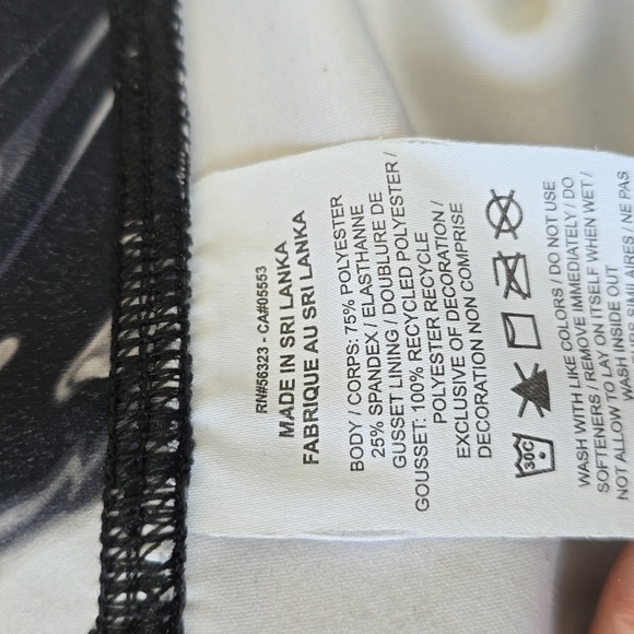 Nike running dry fit black and white leggings - Picture 3 of 7